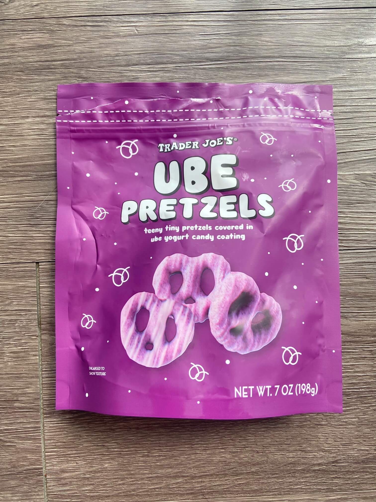 Trader Joe's Ube Pretzels Review | asipoftexas